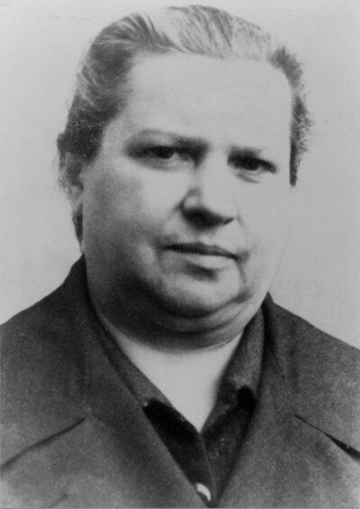 Sr. Maria Restituta in Häftlingskleidung, November 1942