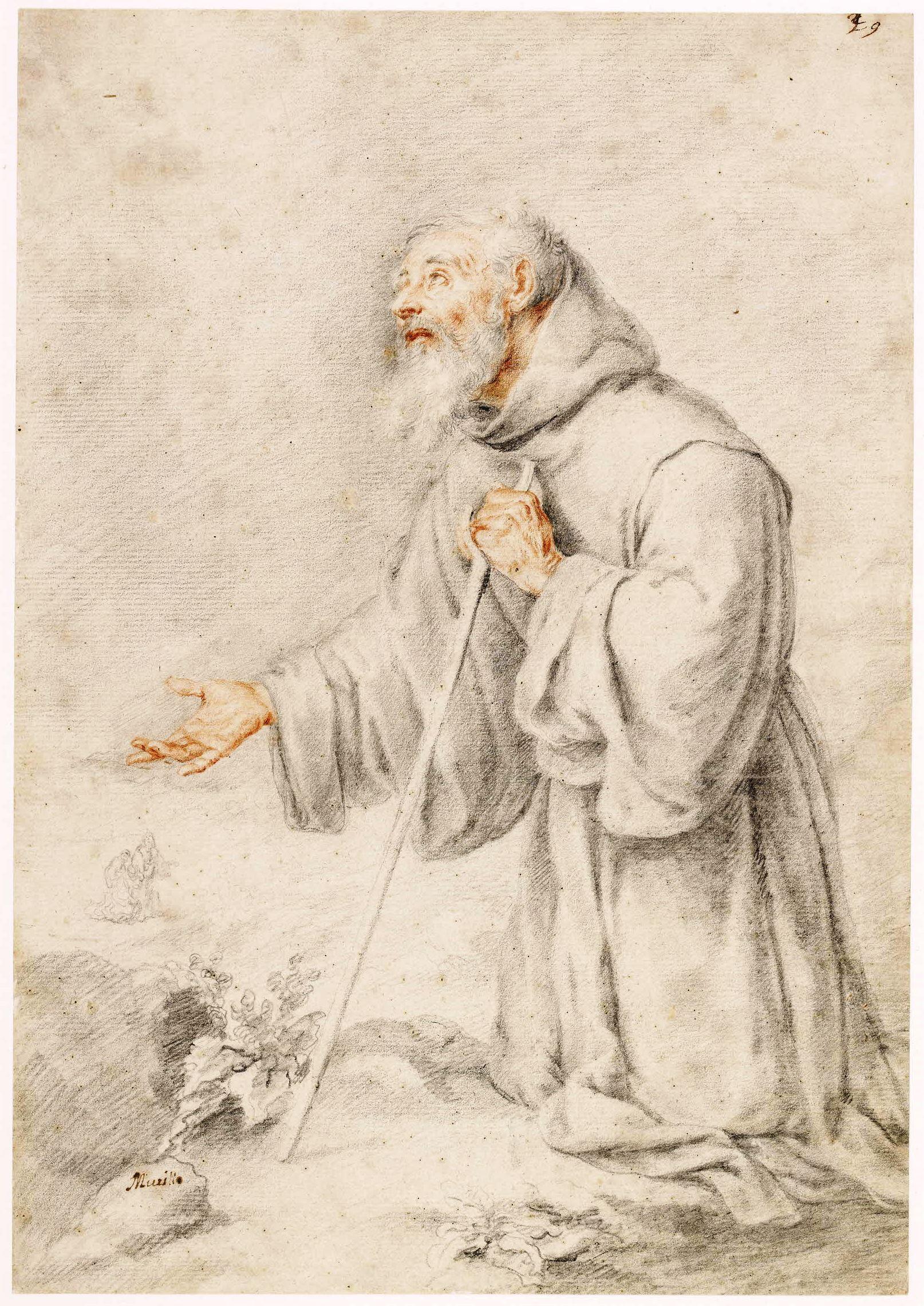 Zeichnung von Bartolomé Esteban Murillo, um 1670. © Trustees of the British Museum (CC BY-NC-SA 4.0)