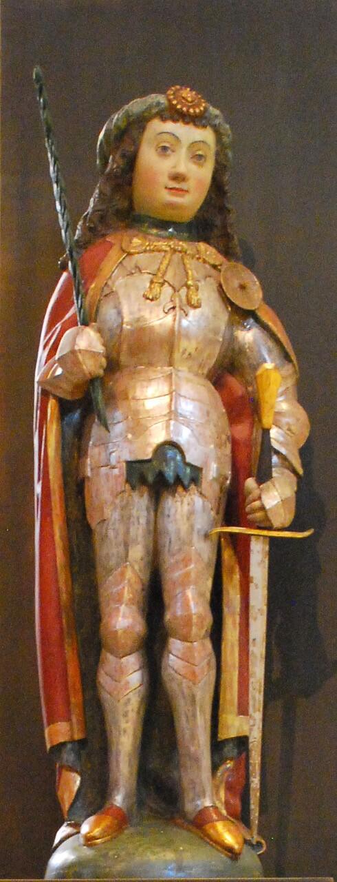 Pankratiusfigur in der Gütersloher St.-Pankratius-Kirche, 15. Jahrhundert