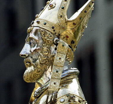 Hauptreliquiar („Noodkist“) des heiligen Servatius, 1579, Sint-Servaasbasiliek, Maastricht
