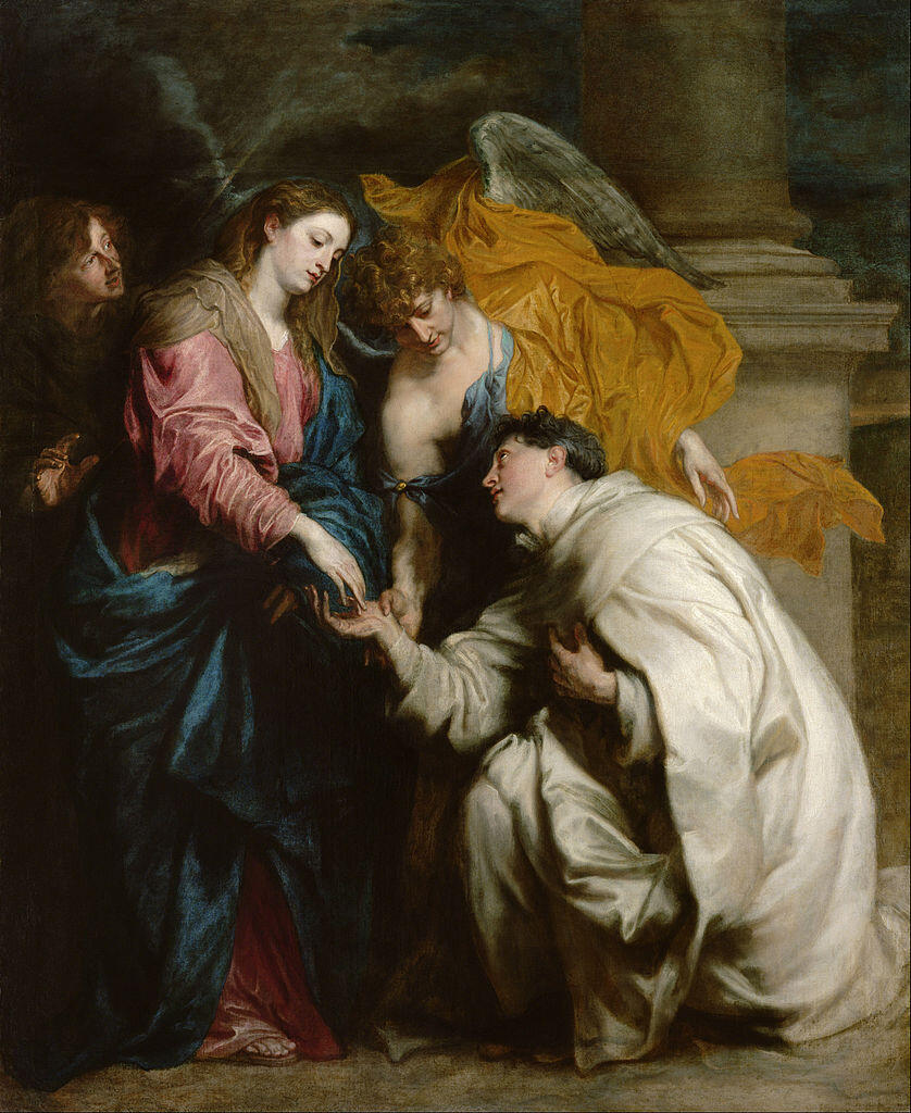 Anthonis van Dyck, Hermann Josefs mystische Vermählung, 1629/1630, Kunsthistorisches Museum, Wien