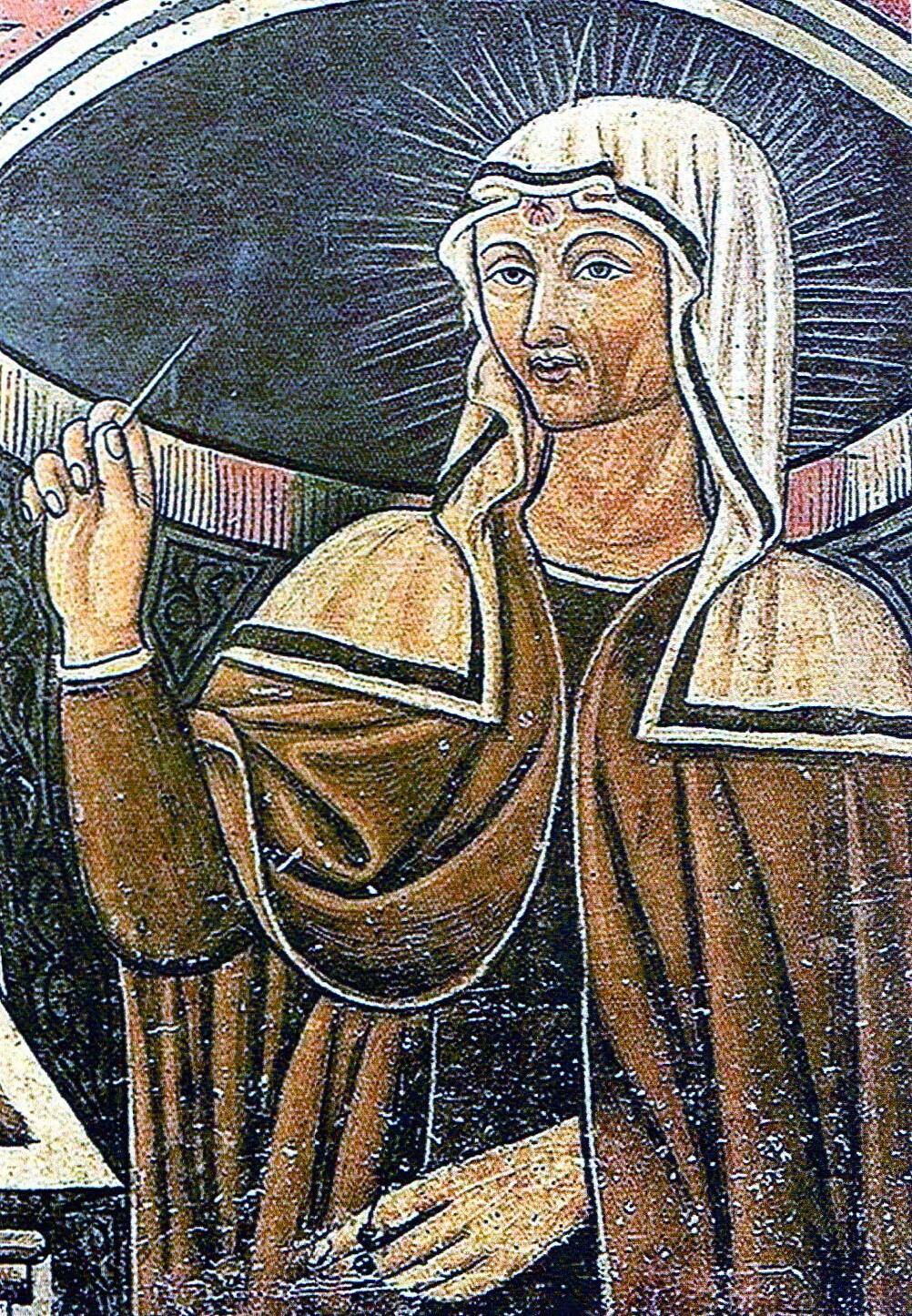 Portraitgemälde an Ritas Sarkophag, 1457