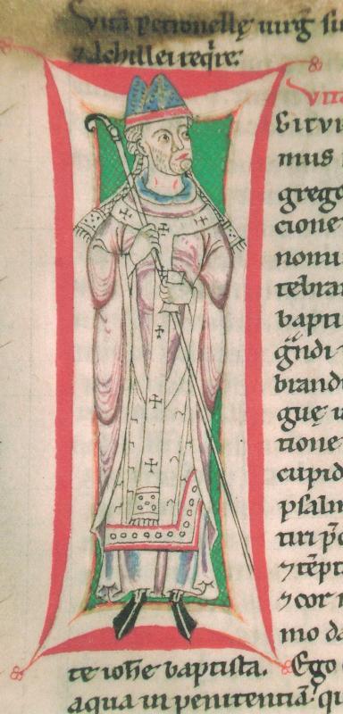 Vita Gregorii von Paul von Bernried, 12. Jahrhundert, Heiligenkreuz, Stiftsbibliothek. Foto: Johannes Gleissner