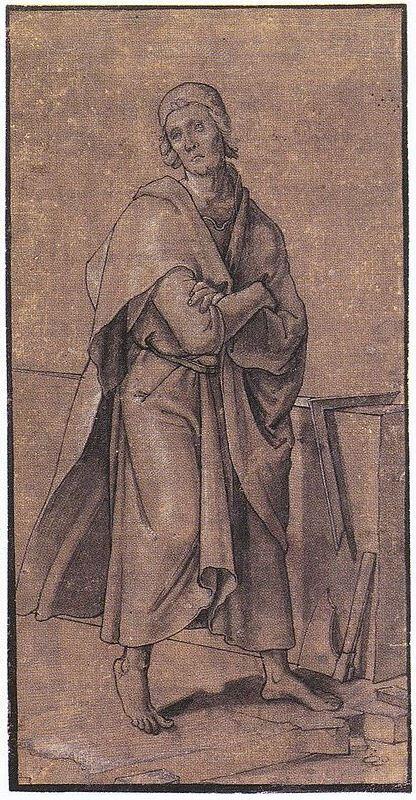 Hans Holbein d.J., Der Apostel Thomas, 1527, Metropolitan Museum of Art, New York