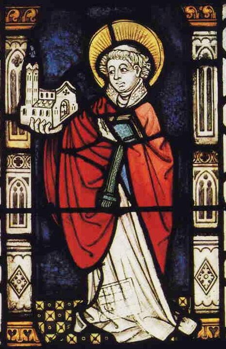 Glasmalerei in der Stiftskirche zu St. Goar, um 1450