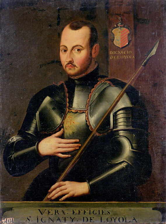 Französische Schule, Ignatius in Rüstung, 16. Jahrhundert
