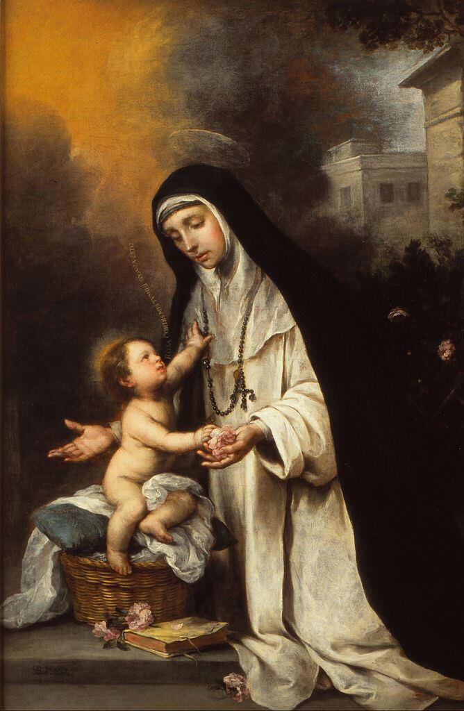 Bartolomé Esteban Murillo, Die heilige Rosa von Lima, 1670, Museo Lázaro Galdiano, Madrid