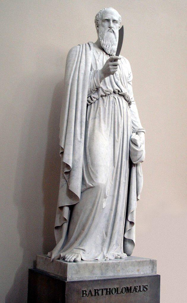 Bertel Thorvaldsen, Apostelfigur in der Kopenhagener Domkirche, 1828/1836