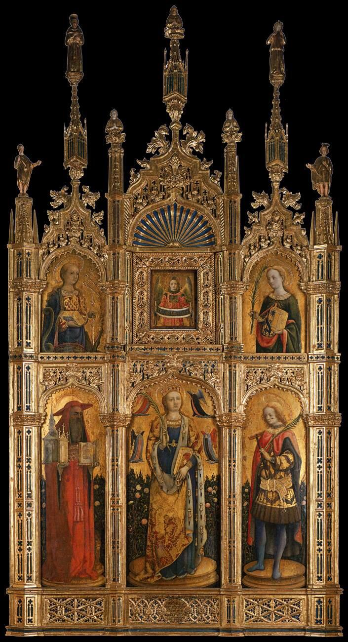 Antonio Vivarini, Sabinen-Polyptychon, 1443, Kirche San Zaccaria, Venedig