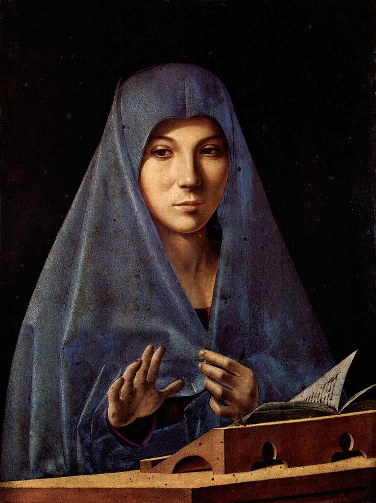 Antonello da Messina, Jungfrau der Verkündigung, um 1475, Galleria Regionale della Sicilia, Palermo