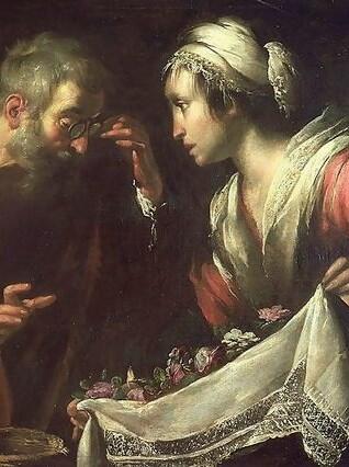 Bernardo Strozzi (1581–1644), Das Wunder der hl. Zita (Ausschnitt)