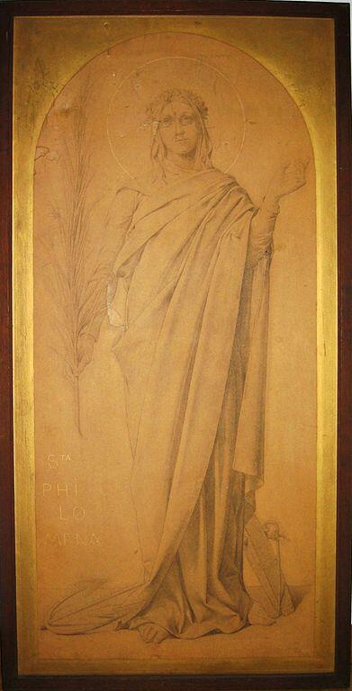 Die hl. Philomena, um 1900, Cuypershuis, Roermond