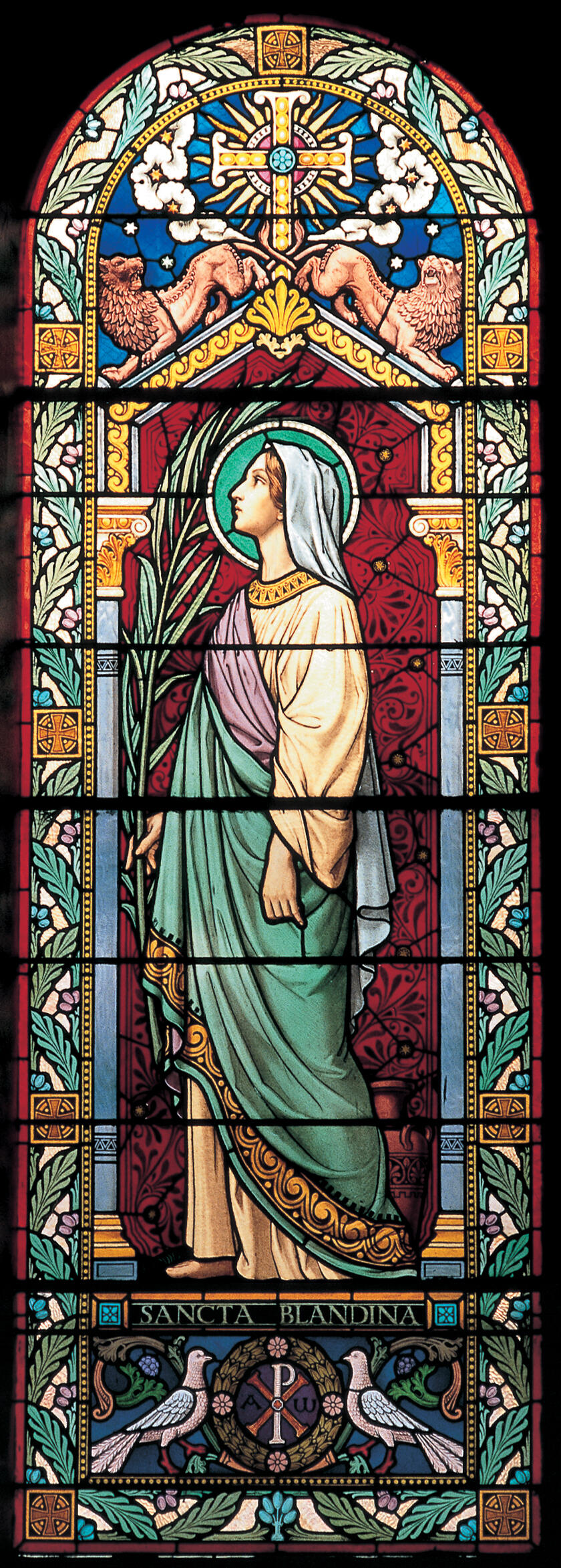 Bleiglasfenster von Lucien Bégule, 1901, Église Saint-Irénée, Lyon