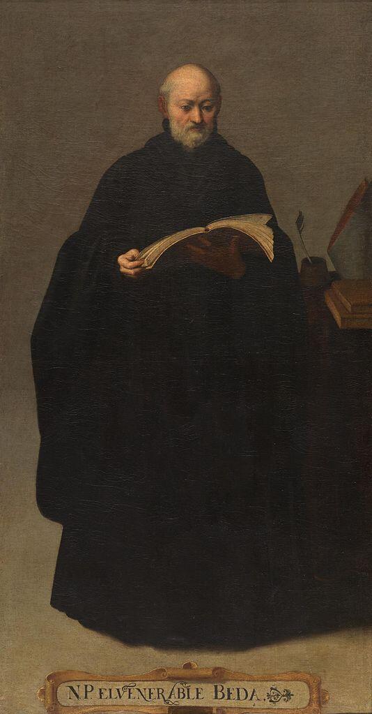 Bartolomé Román, Unser Vater, der ehrwürdige Beda, vor 1647, Museo del Prado, Madrid