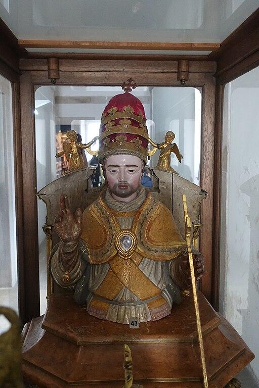 Büstenreliquiar in der Kathedrale von Coimbra. Foto: Joseolgon (CC BY-SA 4.0)