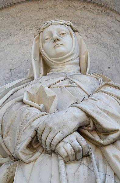 Statue an der Basílica da Estrela, Lissabon. Foto: Alvesgaspar (CC BY-SA 3.0)