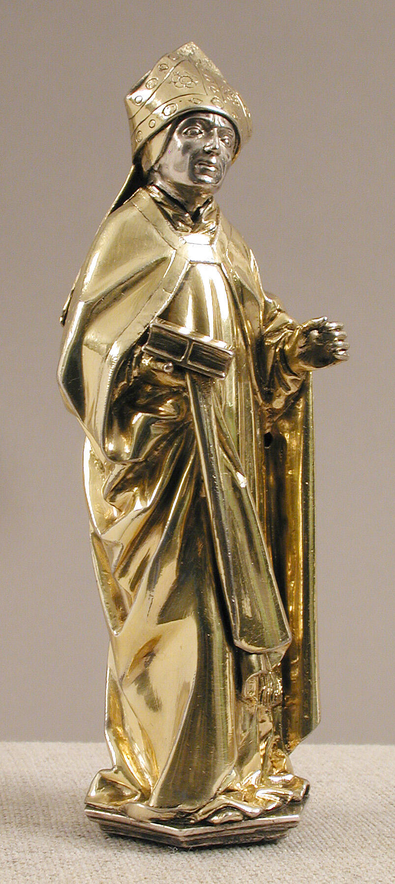 Hans von Reutlingen, Bischofsstatuette vom Lütticher Lambertusreliquiar, um 1510, The Metropolitan Museum of Art, New York