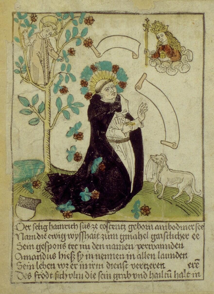 Heinrich Seuses „Exemplar“, um 1365, Bibliothèque Nationale et Universitaire de Strasbourg
