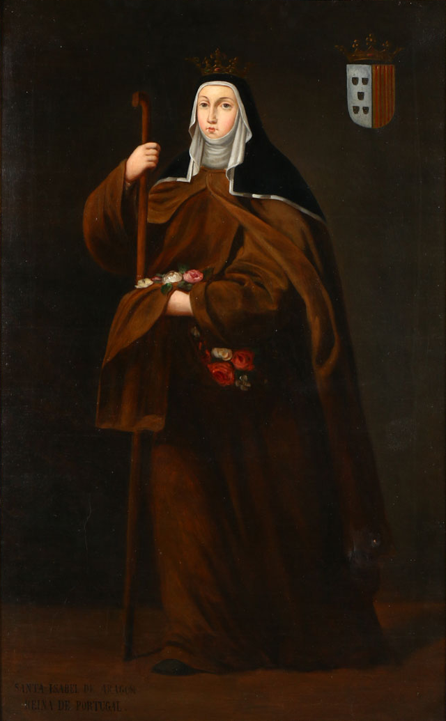 „Die heilige Isabel von Aragón, Königin von Portugal“: Gemälde des 18. Jahrhunderts