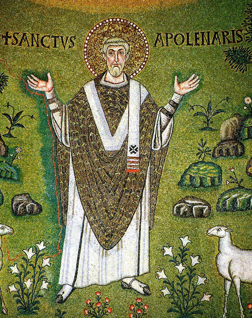 Apsismosaik in der Basilika von Sant’Apollinare in Classe, Ravenna, 6. Jh.