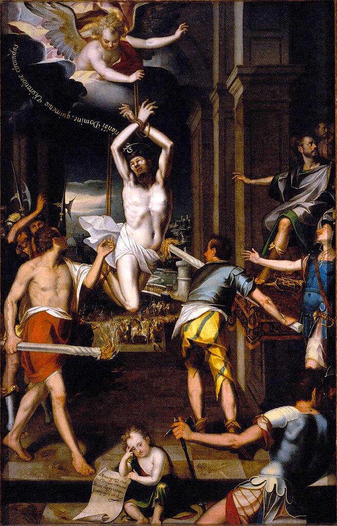 Baltasar de Echave Orio, Das Martyrium des hl. Pontianus, um 1612, Museo Nacional de Arte, Mexico City