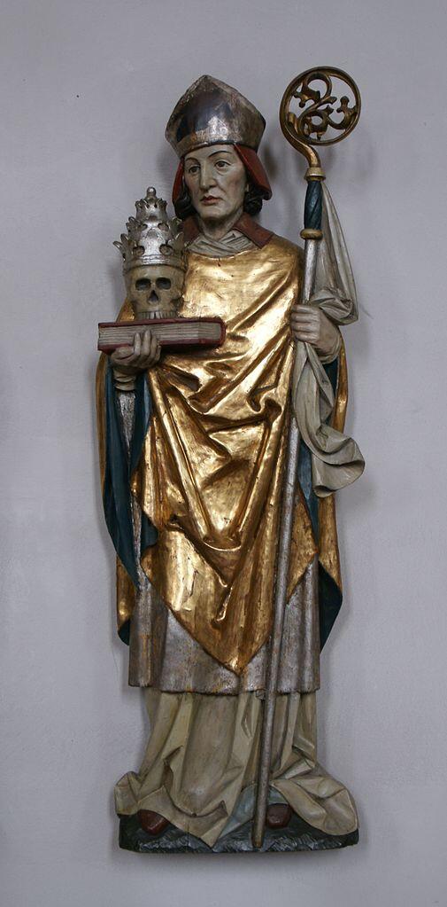 Gebhardsstatue in der Pfarrkirche Gaißau (Vorarlberg). Foto: Böhringer Friedrich (CC BY-SA 2.5)