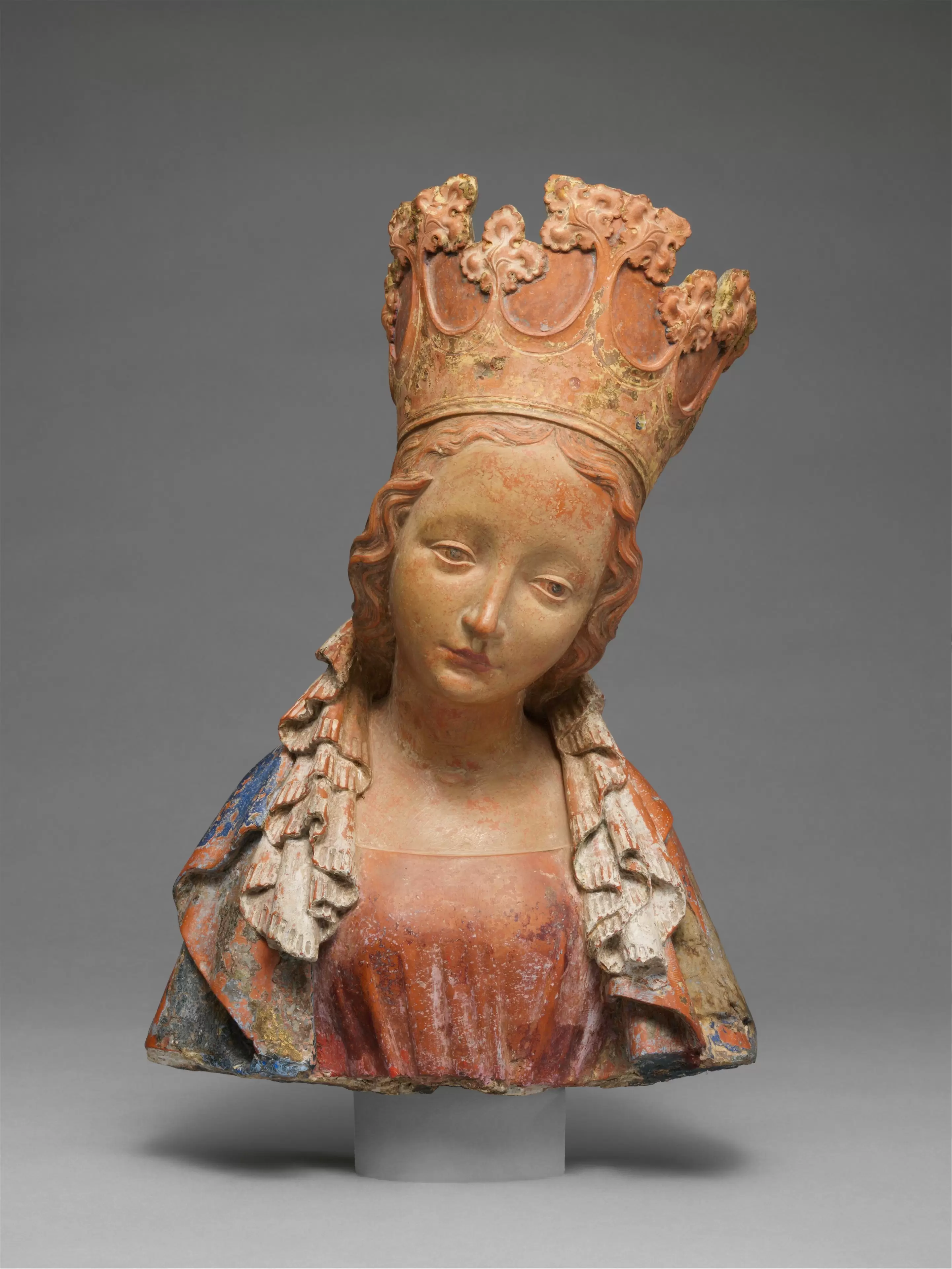 Terracottabüste der Jungfrau, Böhmen um 1390, The Metropolitan Museum of Art, New York