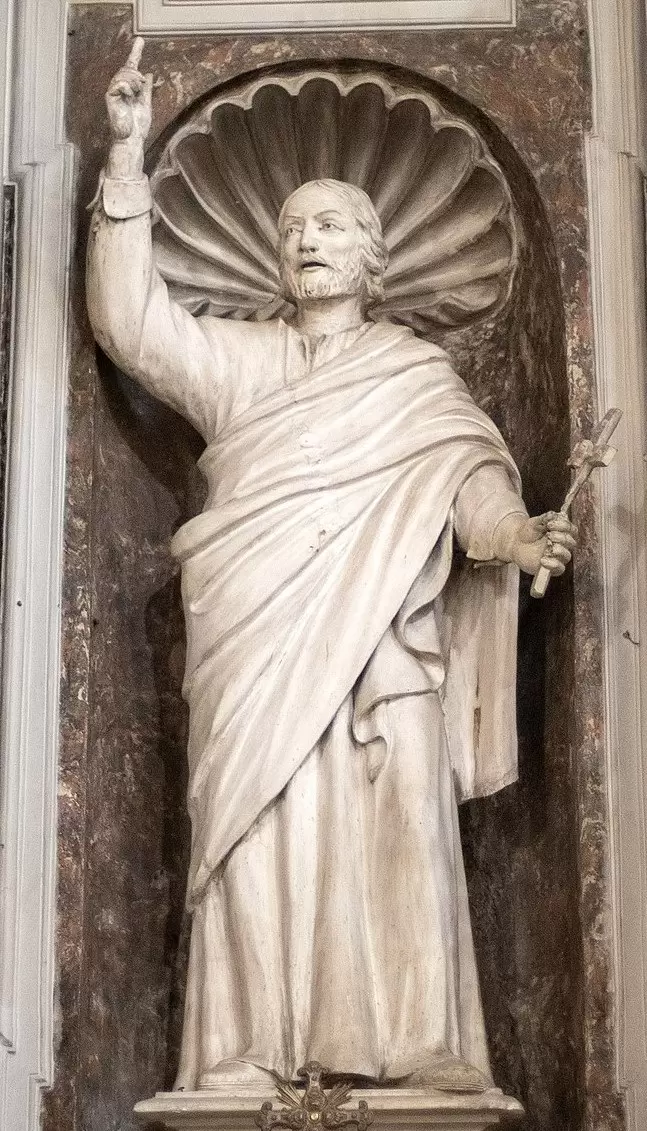 Justusstatue in der Orontiuskapelle des Doms von Lecce, 1671–74. Foto: Fabrizio Garrisi (CC BY-SA 4.0)