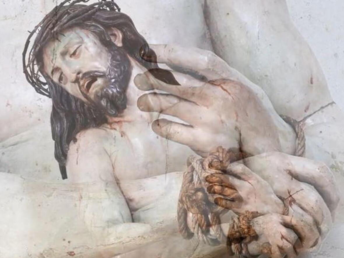 "Ecce homo" von Georg Petel, Sakramentsaltar im Augsburger Dom. (Bildquelle: pba)