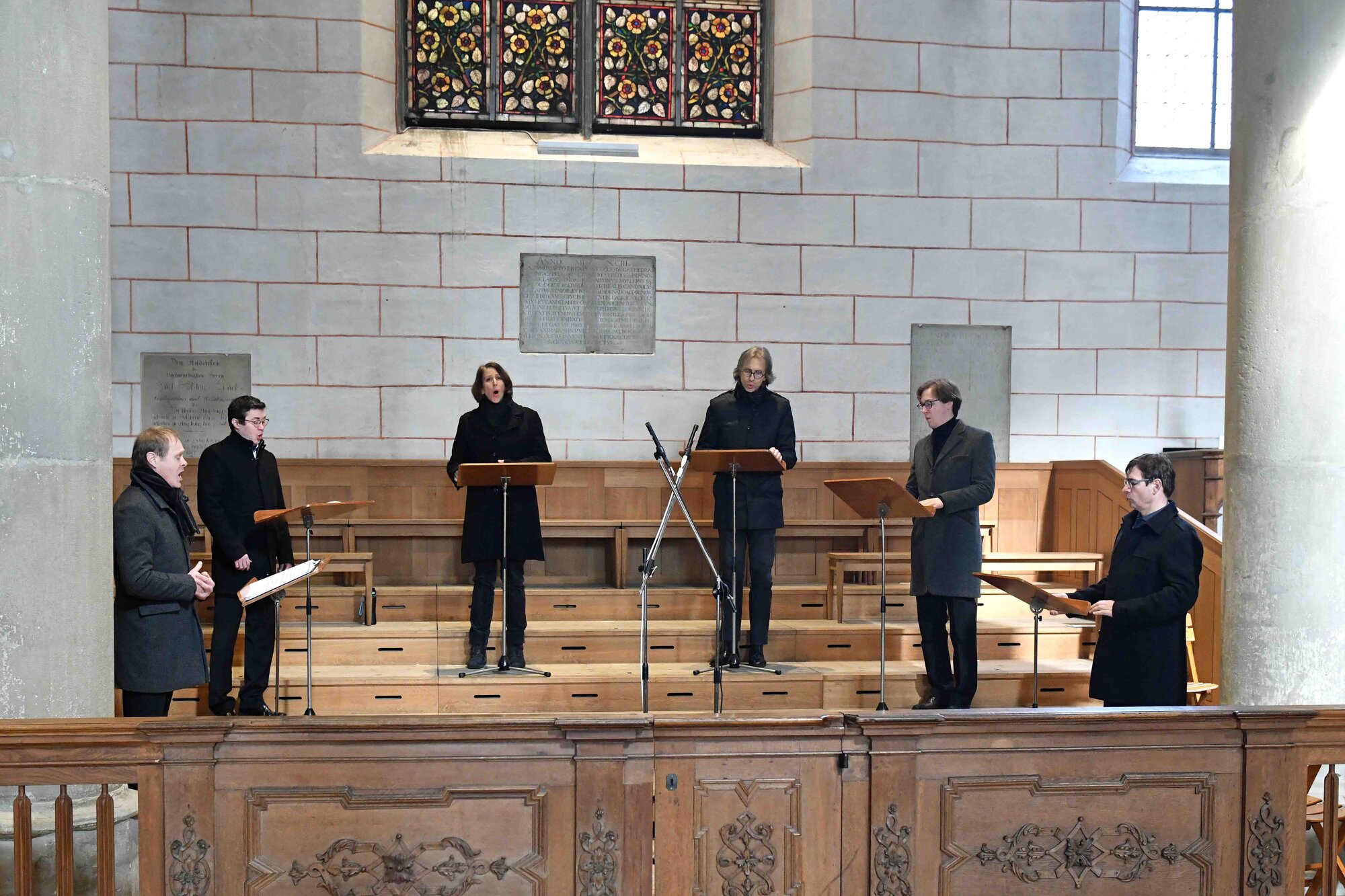 Das Vokalensemble Singer Pur gestaltete die Aschermittwochsliturgie musikalisch.