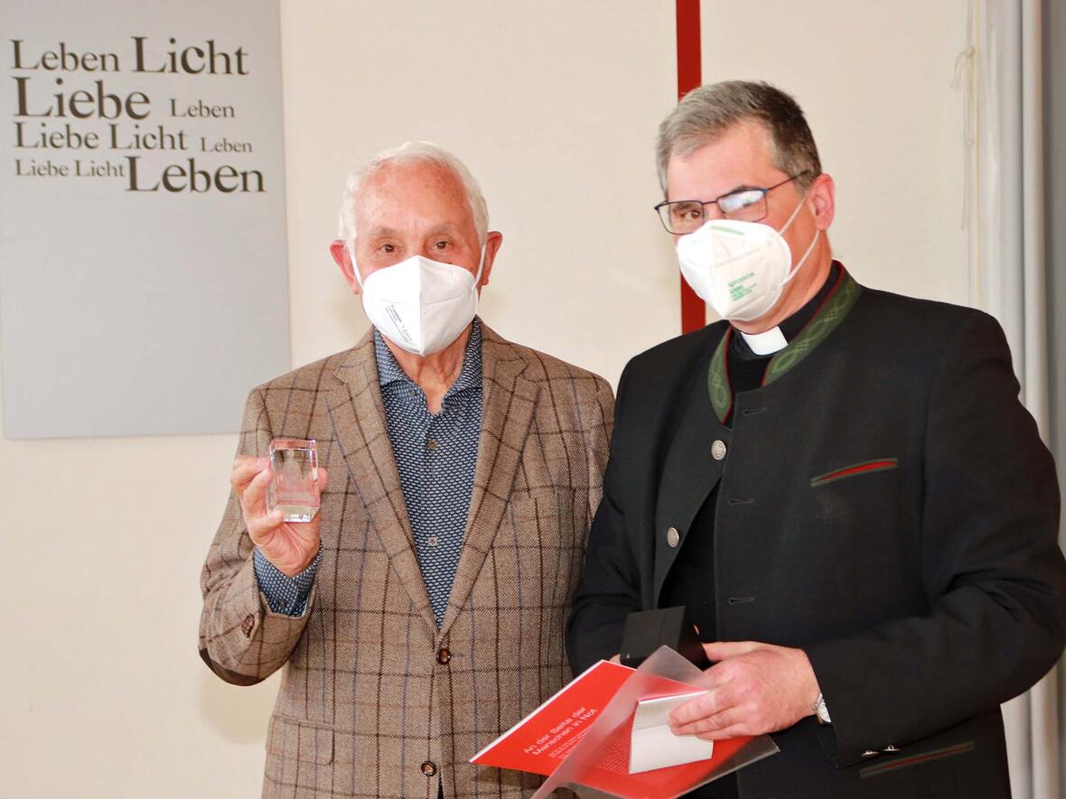 Mit dem Elisabeth-Preis ausgezeichnet: Hans-Peter Roßkopf. (Foto: Caritas Augsburg / Bernhard Gattner)