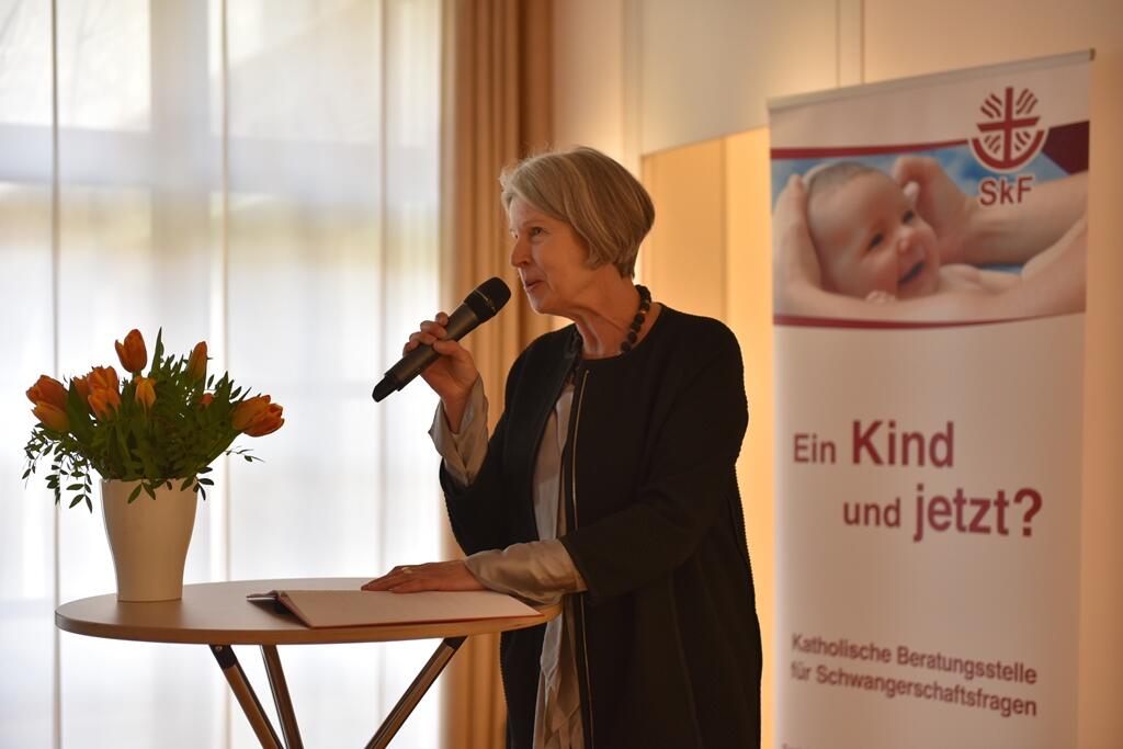 Gudrun Schubert, Vorsitzende des SkF, blickt auf die vergangenen 15 Jahre zurück. (Fotos: pba / Romana Kröling)