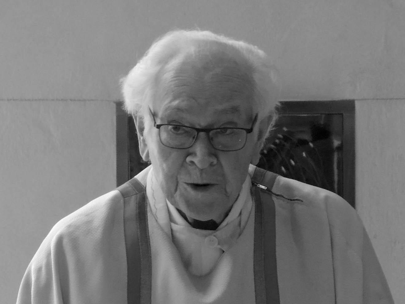 + Professor Anton Rauscher, Jesuit und Sozialethiker. (Foto: Roswitha Mitulla)