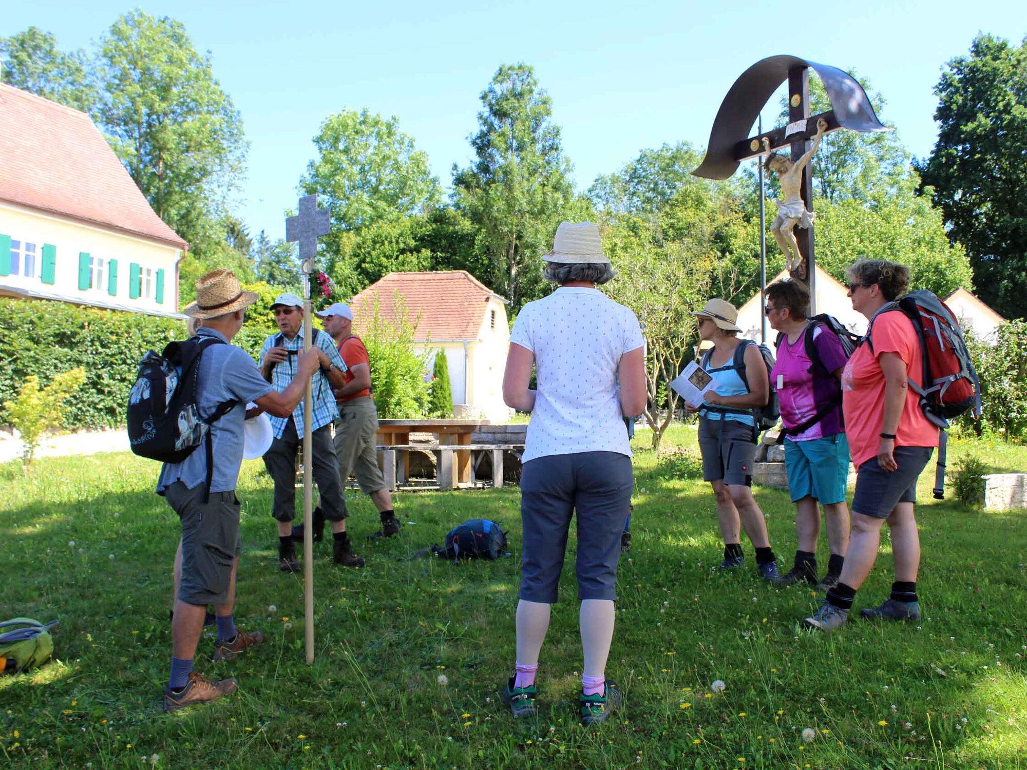 KLB-Wallfahrt_Pilgergruppe in Taiting (Foto KLB)