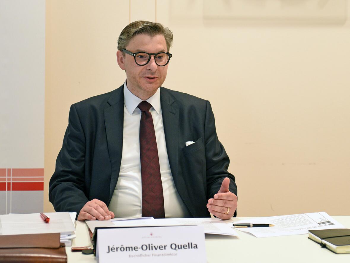 Vergangene Woche wurden die Jahresabschlüsse 2019 vorgelegt. Der Bischöfliche Finanzdirektor, Jérôme-Oliver Quella, hat darüber jetzt mit der Augsburger Allgemeinen gesprochen (Foto: Julian Schmidt / pba).