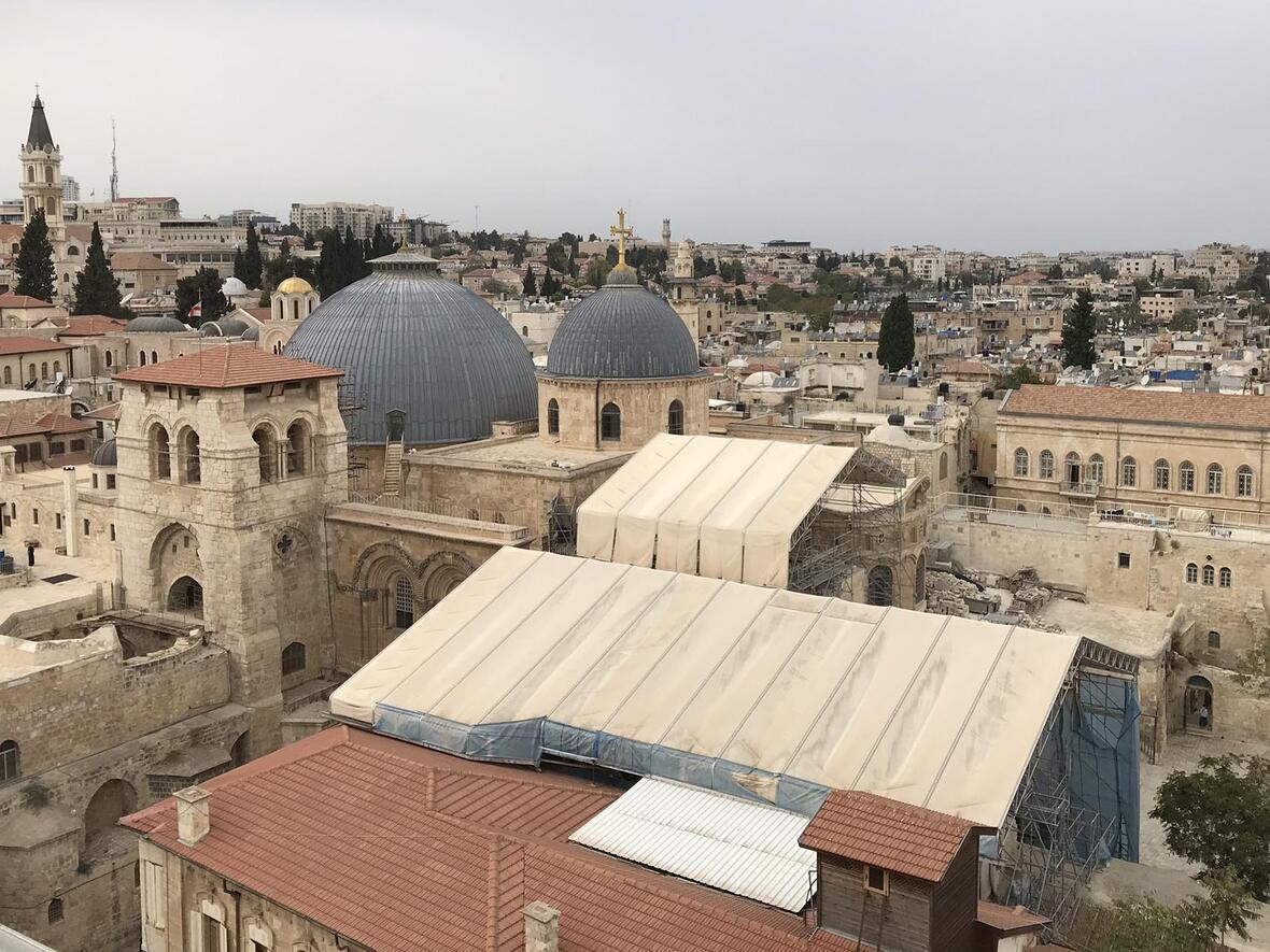 Jerusalem mit Blick auf die Grabeskirche. (Foto: Karl-Georg Michel / pba)