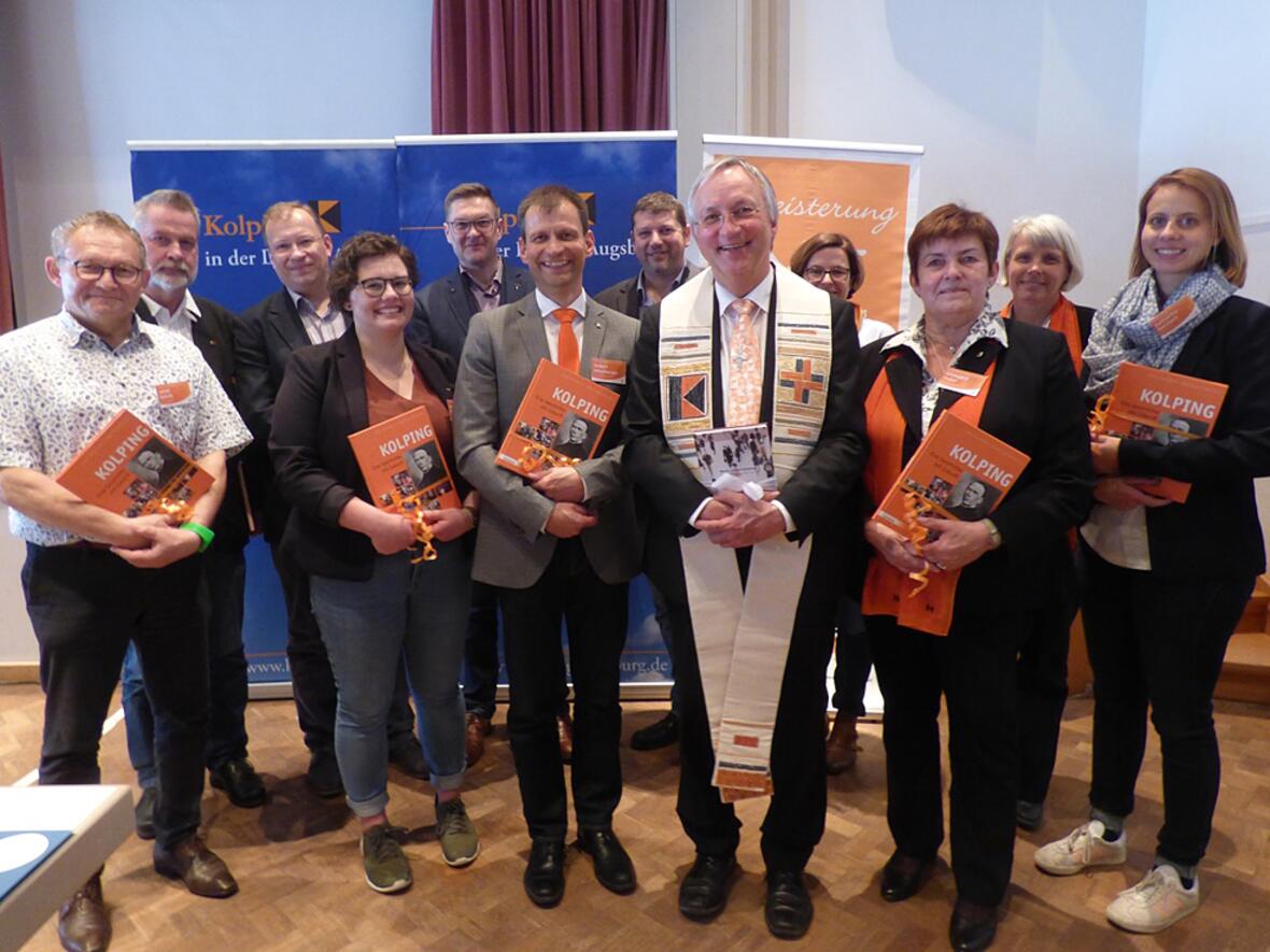 Der neu gewählte Diözesanvorstand. (Foto: Kolping Augsburg)