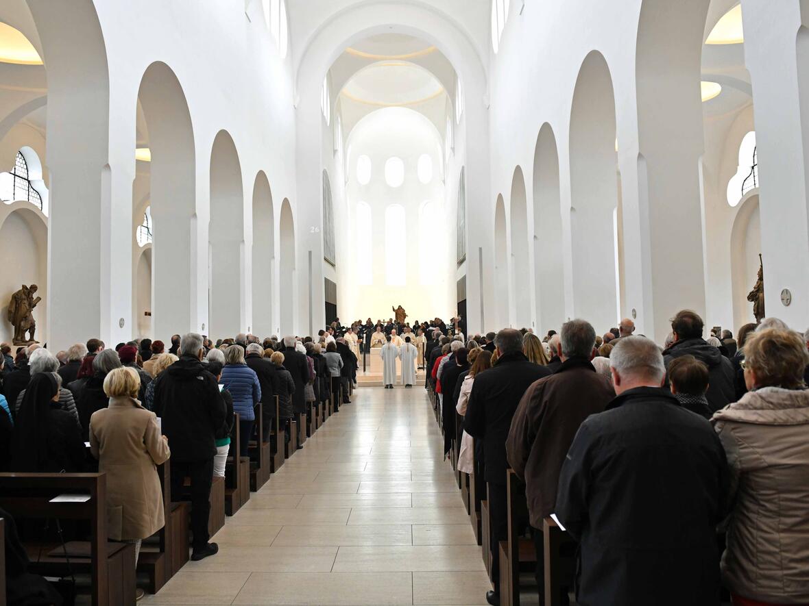 Der Festgottesdienst mit Bischof Konrad war der Höhepunkt des Jubiläumsjahres. (Fotos: Nicolas Schnall / pba)