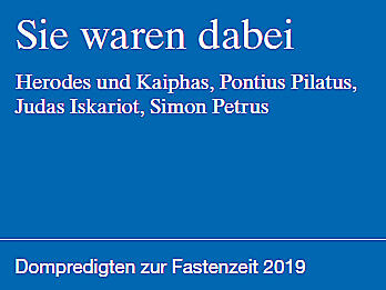 Fastenpredigten von Prälat Dr. Bertram Meier