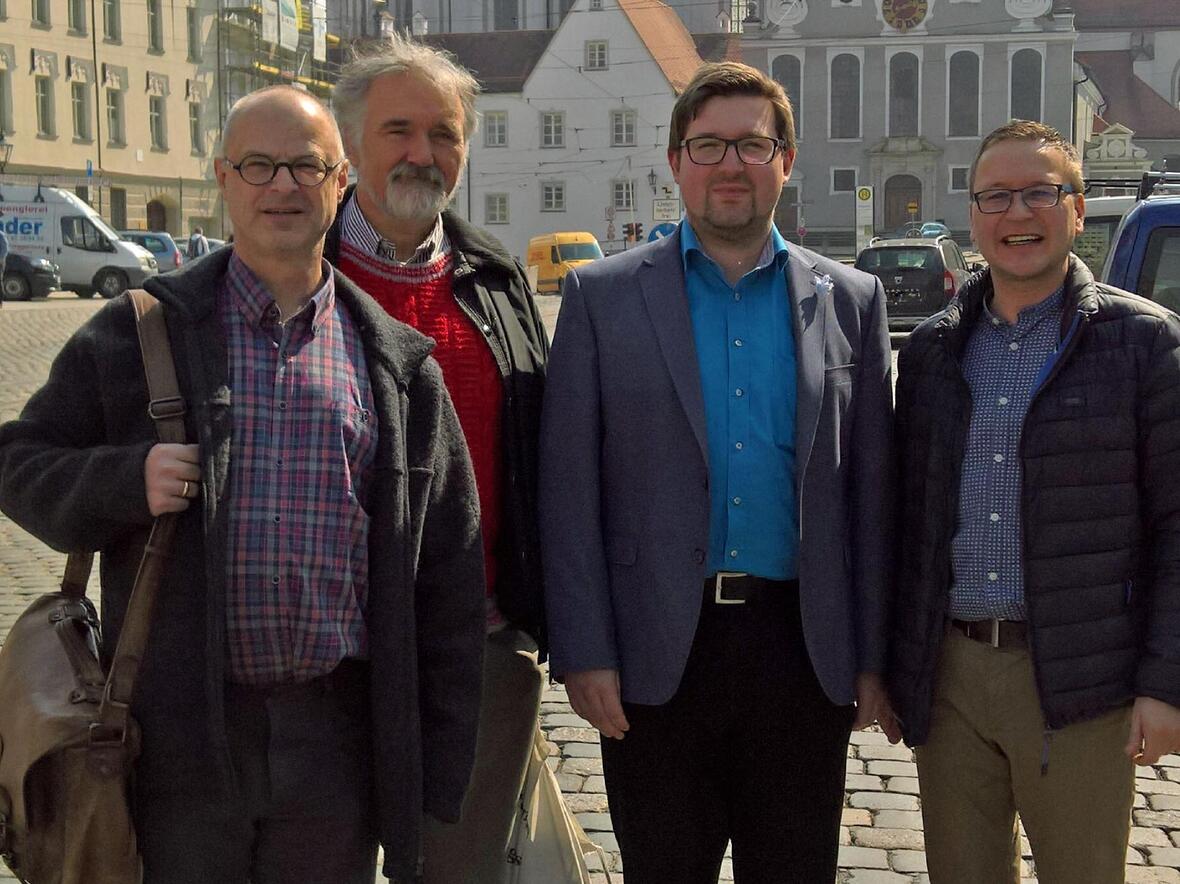 Neuer Vorstand des vka: (v.l.) Christoph R. Gollinger, Josef Miltschitzky, Maximilian Pöllner und Michael Dolp. (Foto: Ansgar Kirchgäßner)