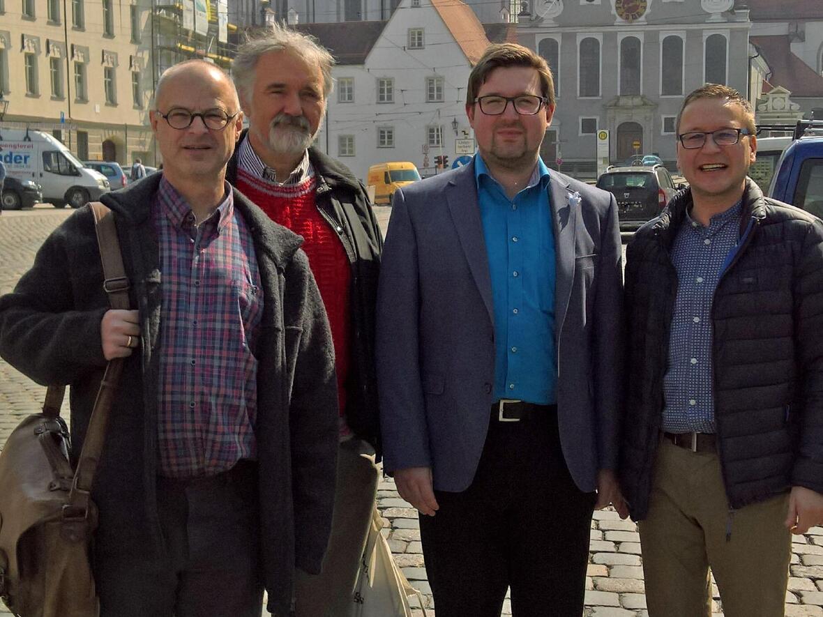 Neuer Vorstand des vka: (v.l.) Christoph R. Gollinger, Josef Miltschitzky, Maximilian Pöllner und Michael Dolp. (Foto: Ansgar Kirchgäßner)