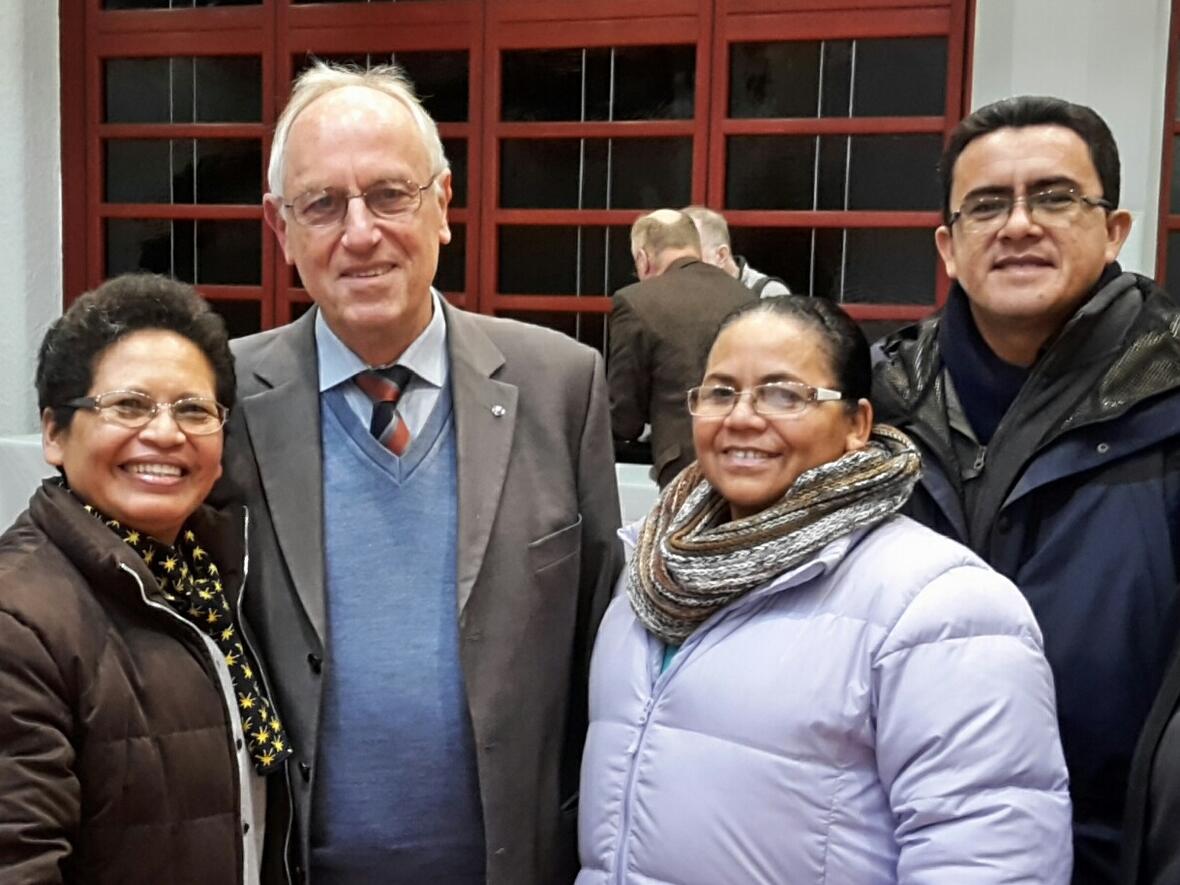 Unter den Zuhörern des Vortrages von Prof. Dr. Paulo Süß waren auch Gäste aus Brasilien. (Foto: Anton Stegmair)