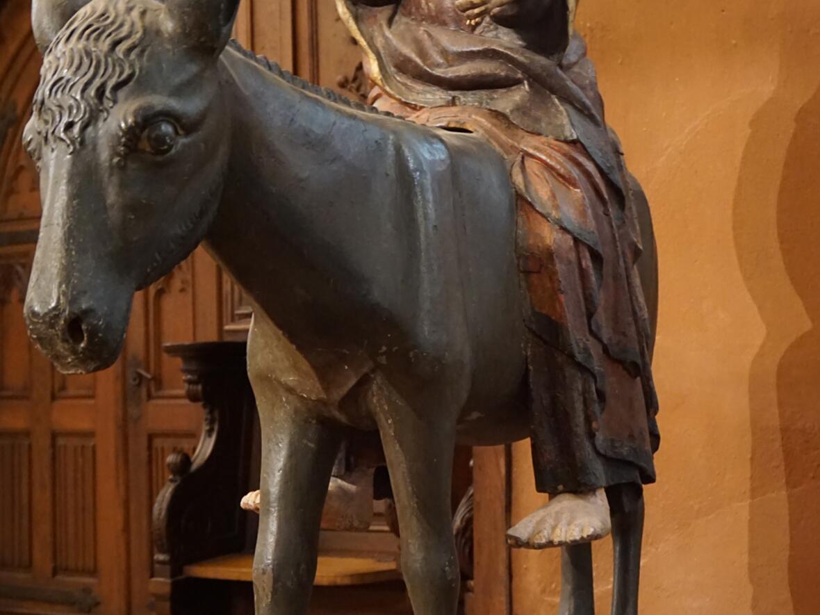 Palmesel in der Dominikanerkirche in Colmar (Foto: Gerda Riedl)