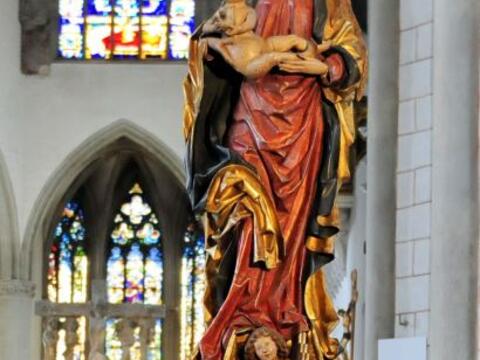 Mariendarstellung im Augsburger Dom. (Foto: Nicolas Schnall)