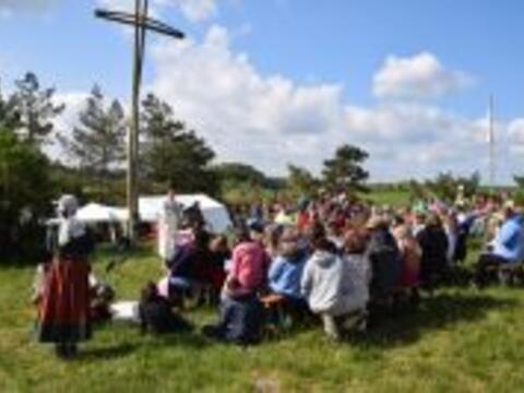 Beim Gottesdienst mit BDKJ-Präses Pater Christoph Lentz ging es um starke Frauen des Mittelalters. (Foto: PSG)