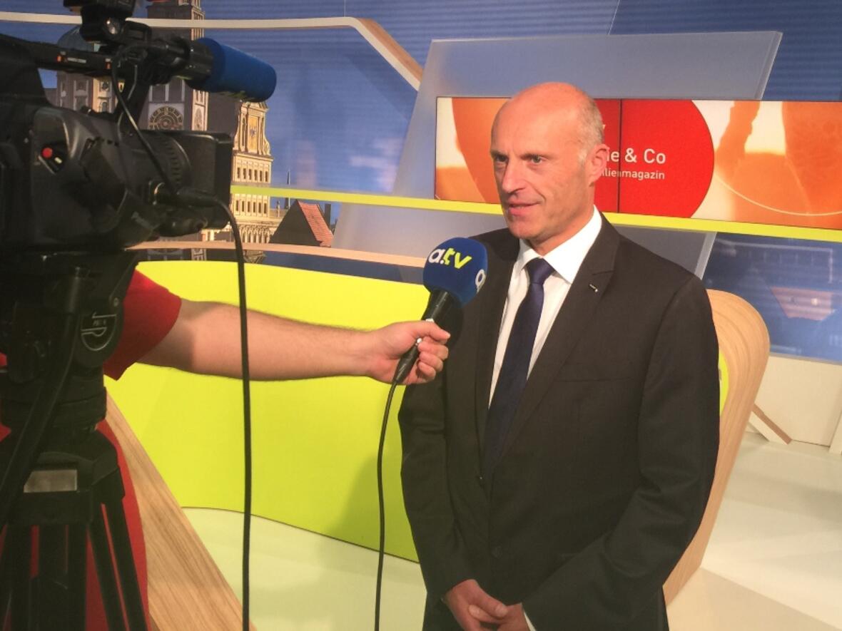 Markus Mayer, Vorsitzendes des Vorstands der KJF Augsburg, im Interview. (Foto: KJF/Doderer)