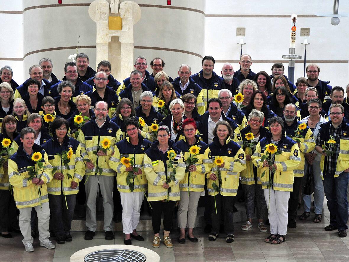 Die Notfallseelsorger des Bistums Augsburg haben sich gestern zum Tag der Notfallseelsorge getroffen. (Foto: pba/Romana Kröling)