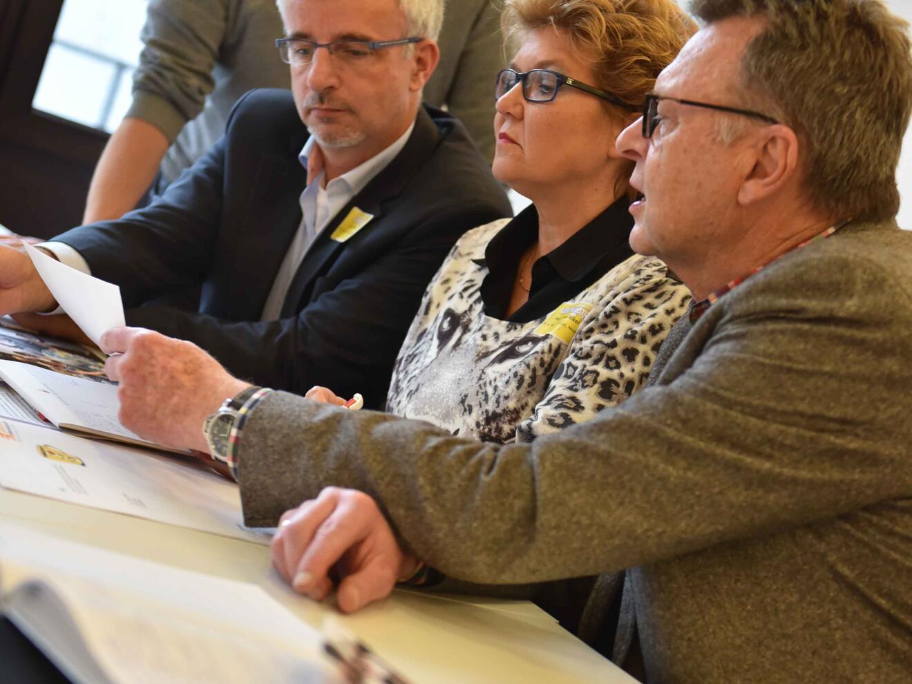 Was macht ein gutes Pressefoto aus? Bei den Workshops war auch Gruppenarbeit gefragt. 