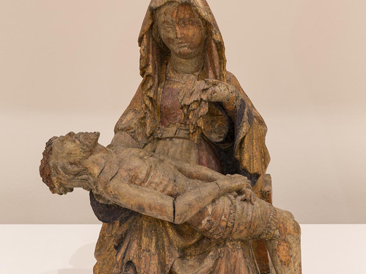 Pietà von 1420/30, Diözesanmuseum St. Afra, Augsburg (Foto: Norbert Liesz)