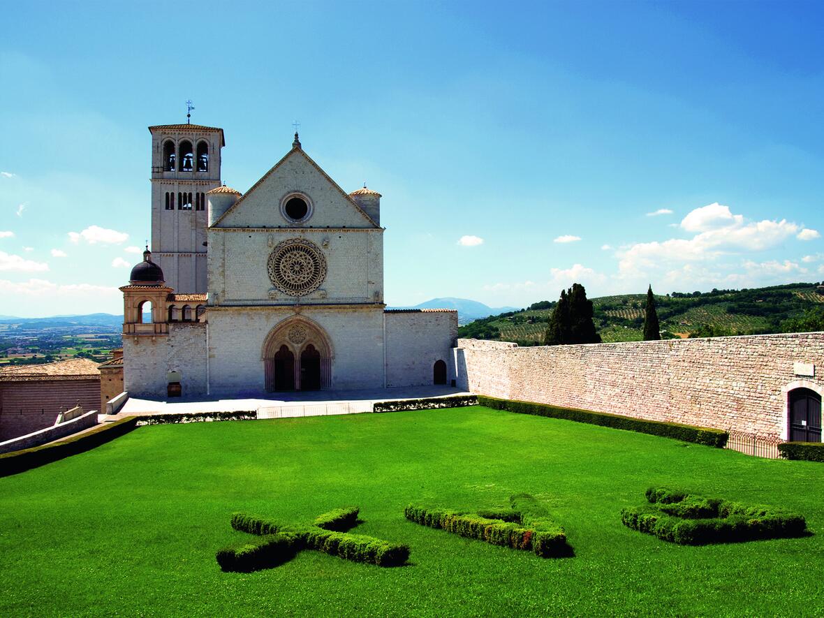 Basilica San Francesco in Assisi (Foto: bp-Archiv)
